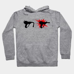 Zombie Pack-a-Punched Ray Gun on Emerald Green Hoodie